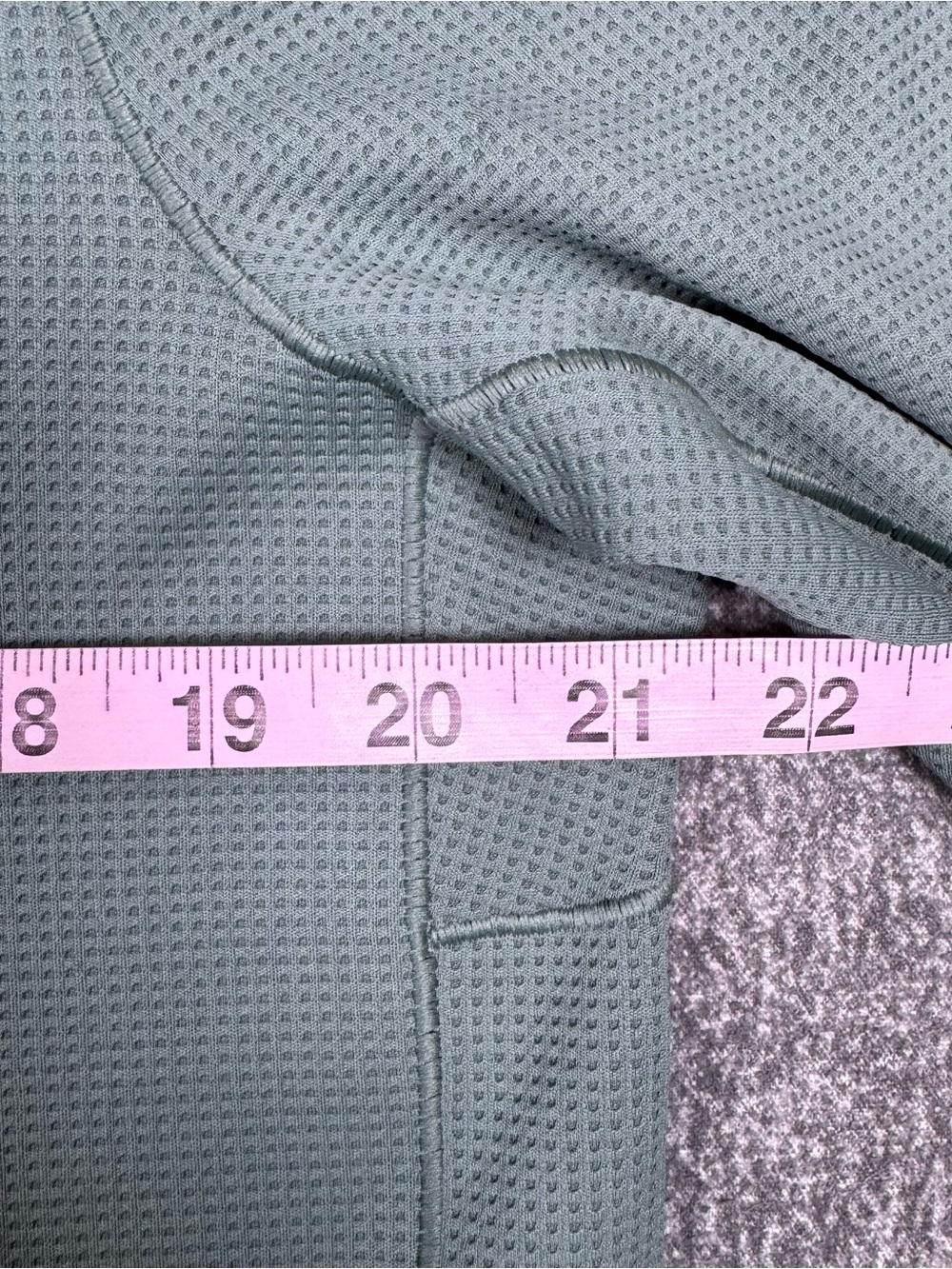 Lululemon Shift Stitch Crew Medium Waffle Knit Long Sleeve Post Work Out Shirt - Picture 9 of 10